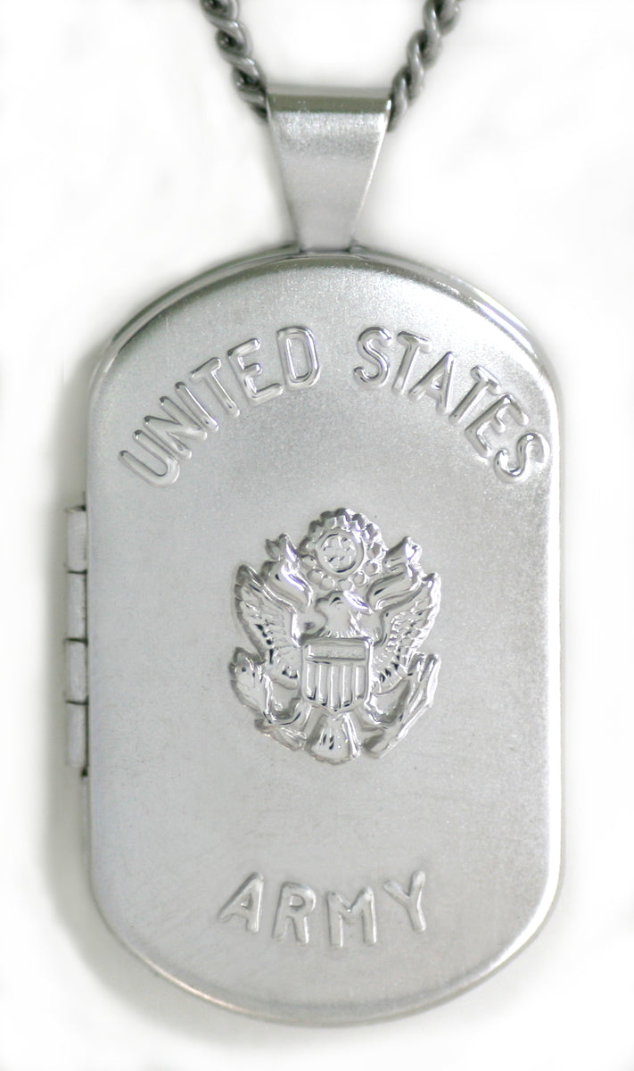 Military Insignia Dog Tag Locket Pendants – Tagged